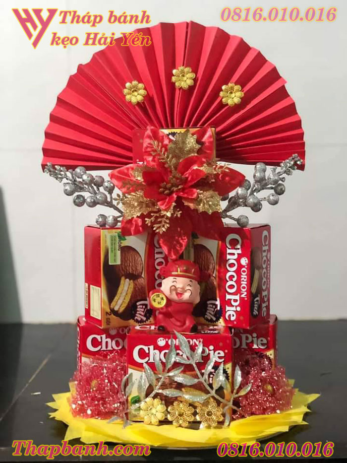 Thành phần của tháp bánh kẹo Chocopie tài lộc