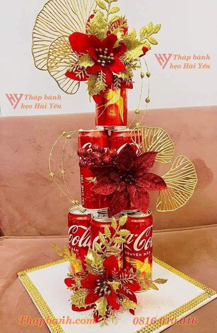 Tháp nước ngọt 9 lon coca