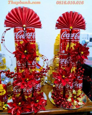 Tháp nước ngọt màu đỏ tài lộc