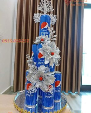 Tháp nước ngọt pepsi 3 tầng