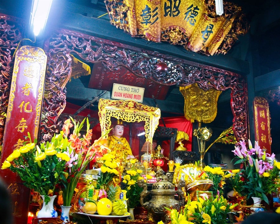 Đền ông Hoàng Mười ở đâu?
